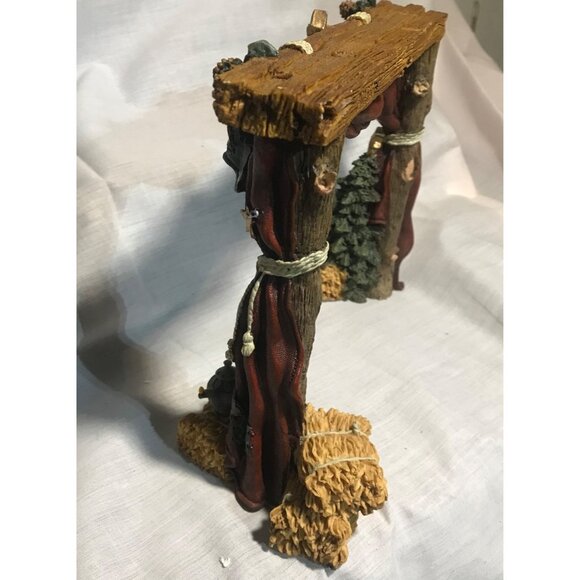 Boyds Bears & Friends Bearstone Collection The Stage Peace on Earth Arch - Picture 6 of 12